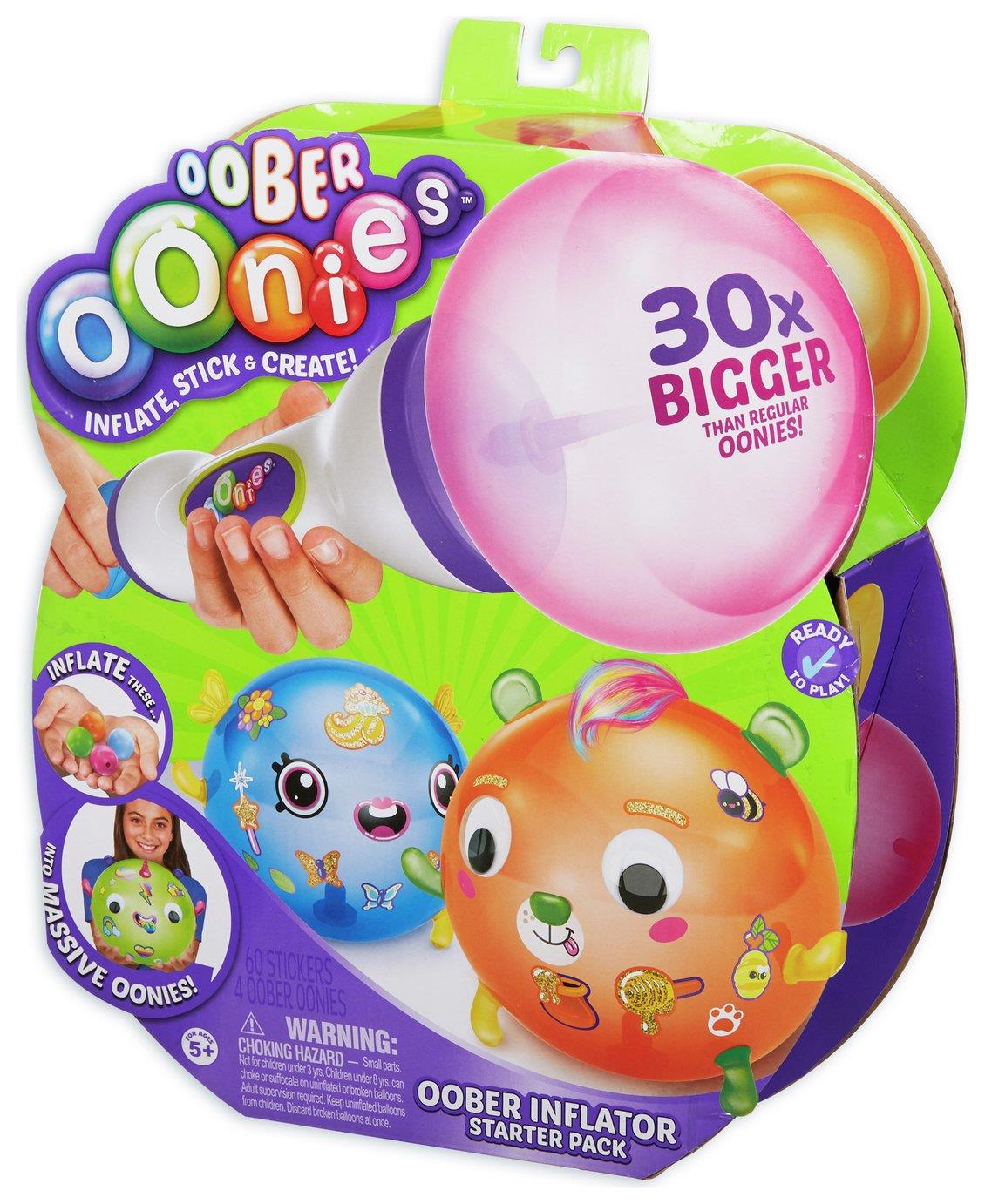 OOBER Inflator Starter Pack 19943 Oonies Squeezee Ball Balloon Kit