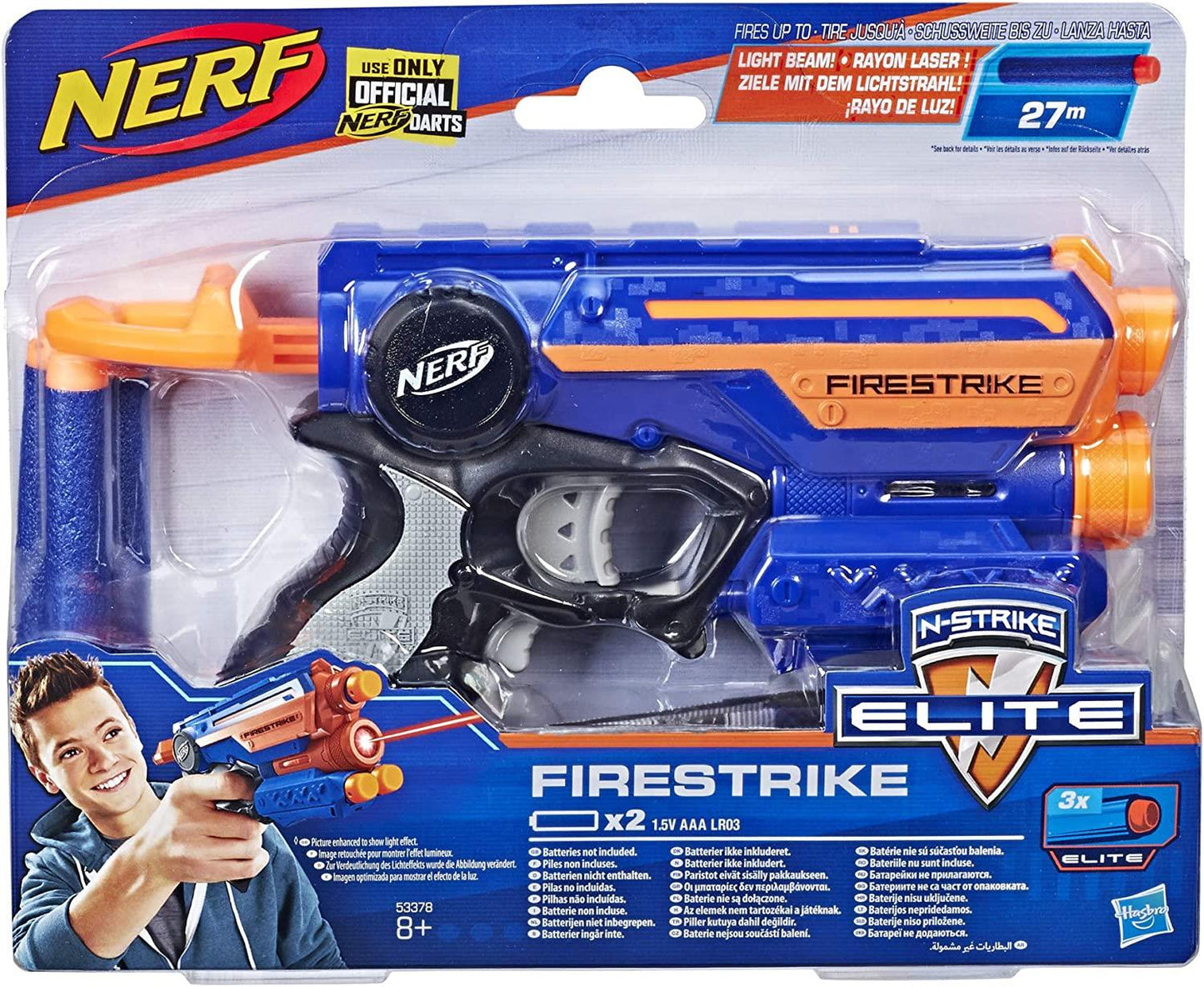 værtinde bleg Ydmyge Nerf N-Strike Elite Firestrike 53378 Blaster Toy Foam Dart Gun