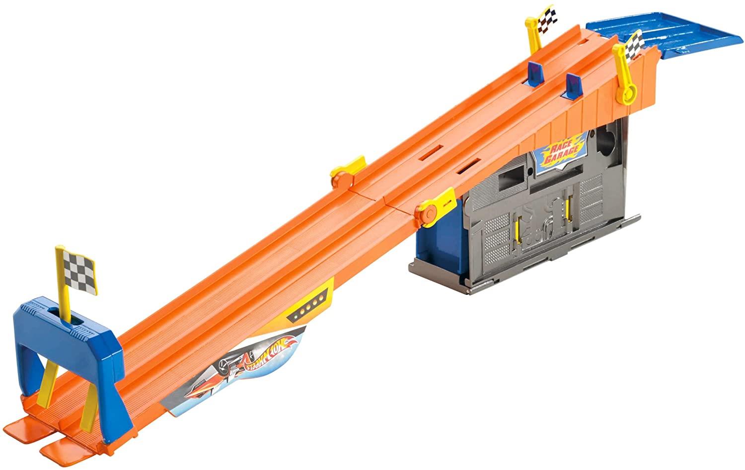 Hot Wheels Rooftop Race Garage Playset FCF21 Cars Track Racing Toy