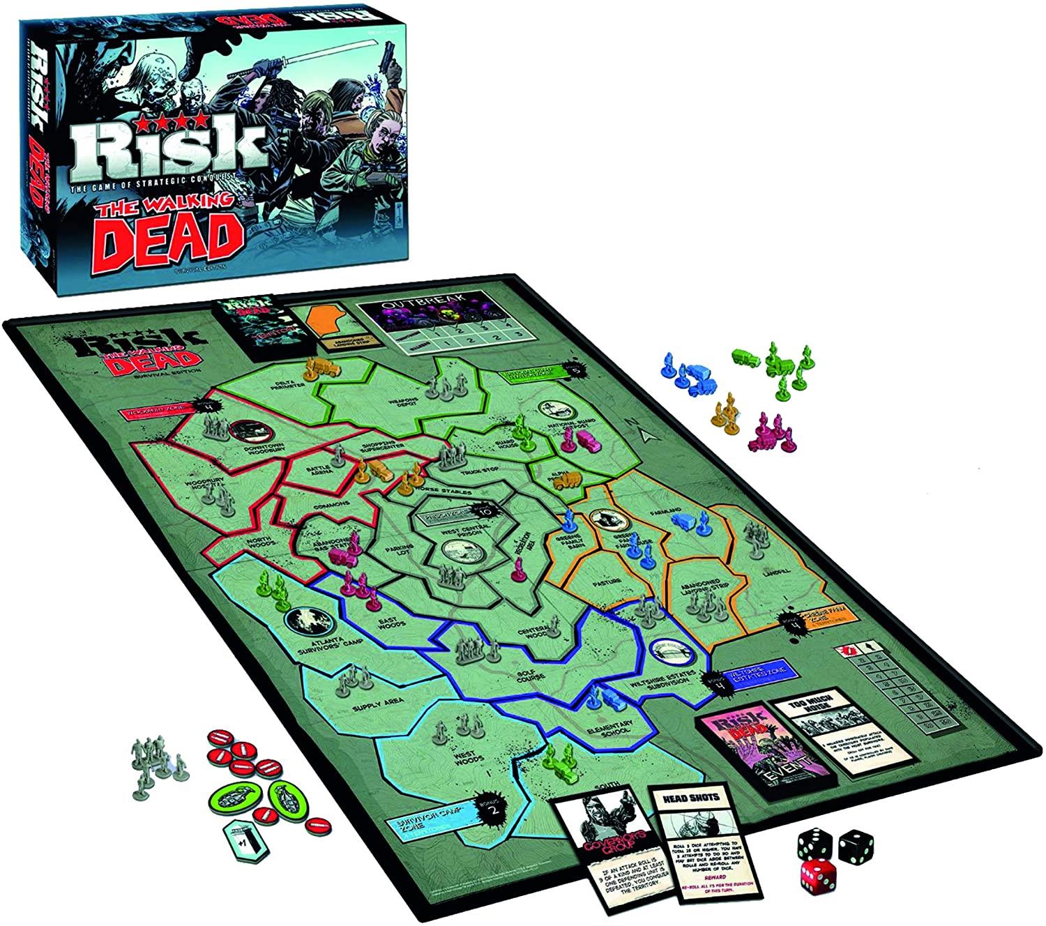The Walking Dead Risk Board Game Survival Edition Family