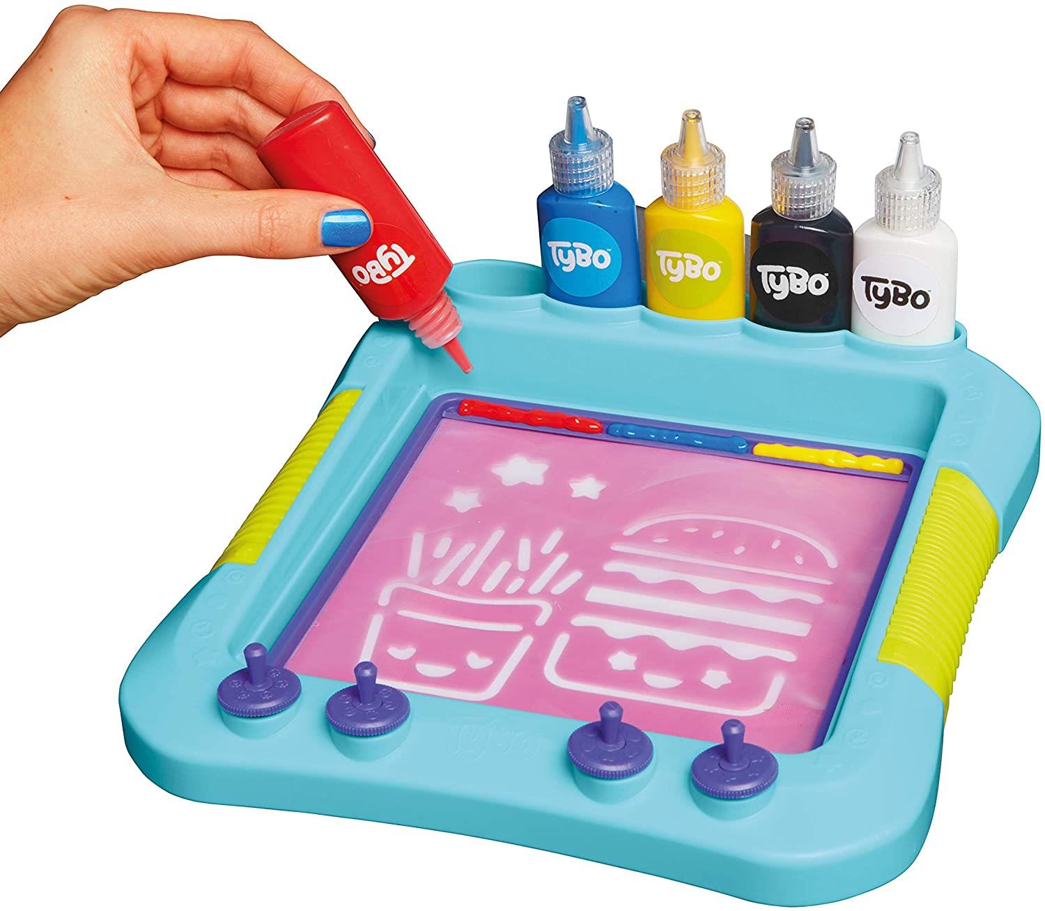 Tybo Print Studio Tidy Tie Dye Design Stencil Set Kids Creative Toy Gift 6+
