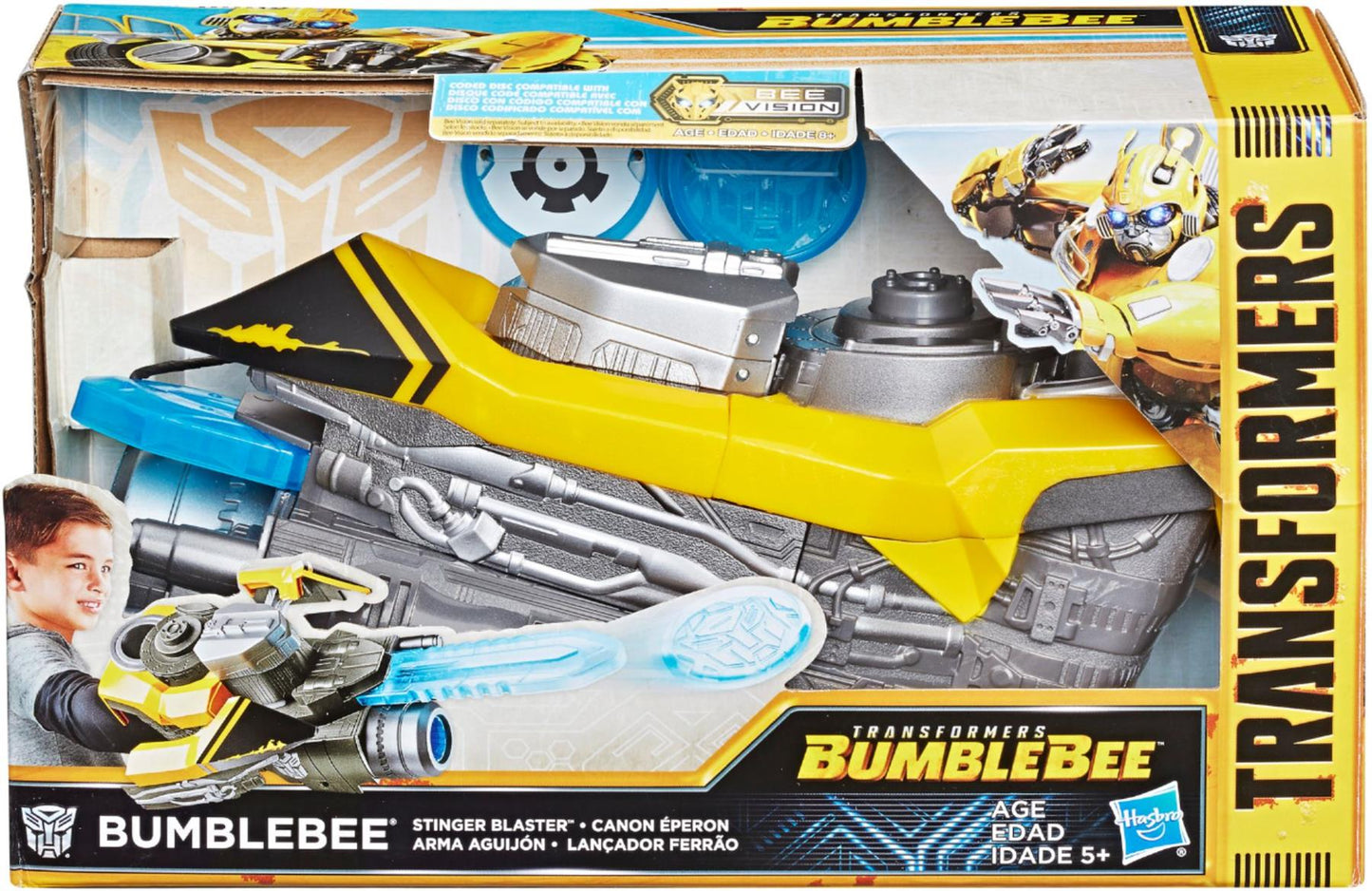 Transformers BUMBLEBEE Stinger Blaster Role Play Toy Weapon