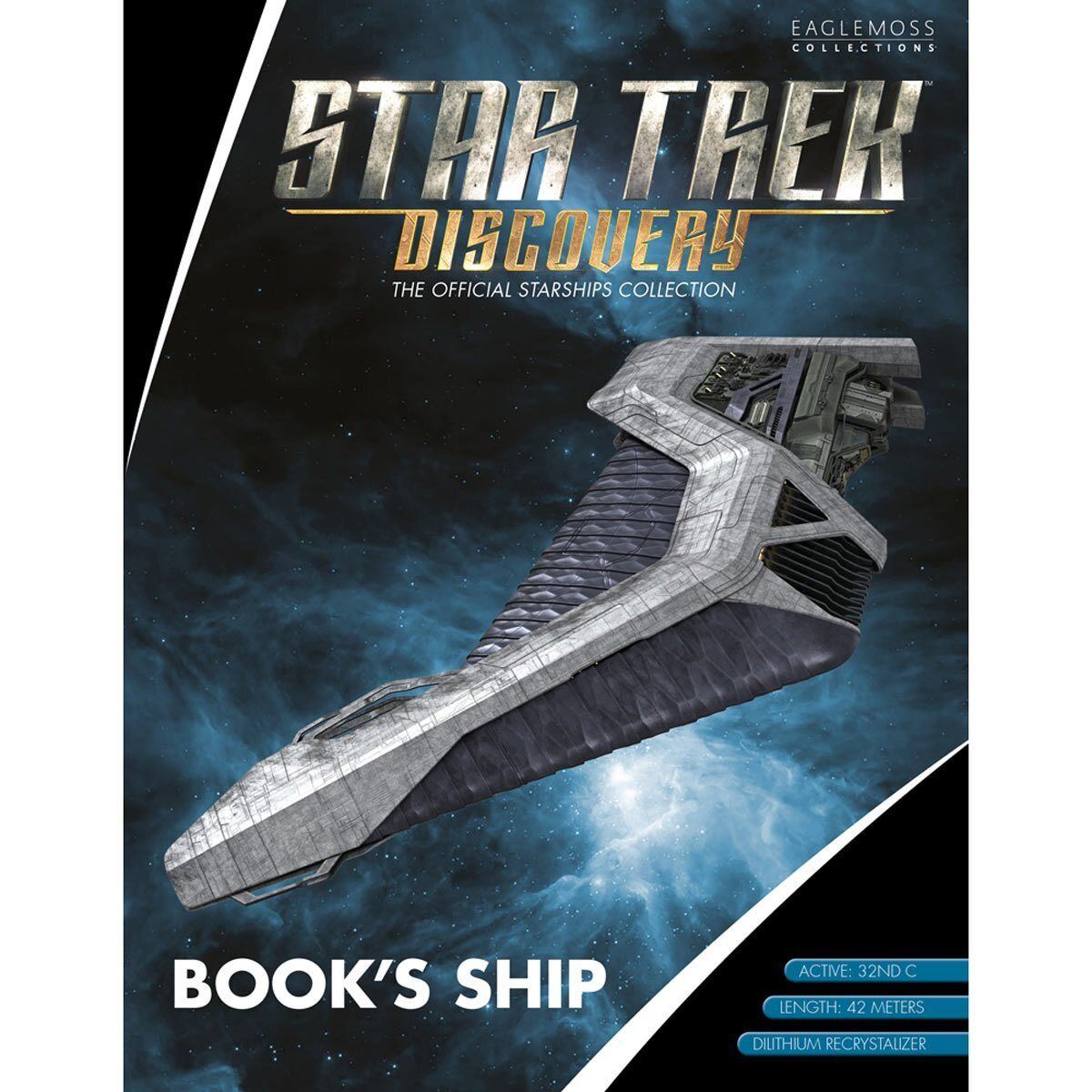 #12 Book's Ship Model Diecast Ship Discovery Universe (Eaglemoss / Star Trek)