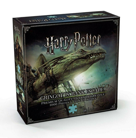 Noble Collection Harry Potter GRINGOTTS BANK ESCAPE Jigsaw Puzzle (1000 PCS)
