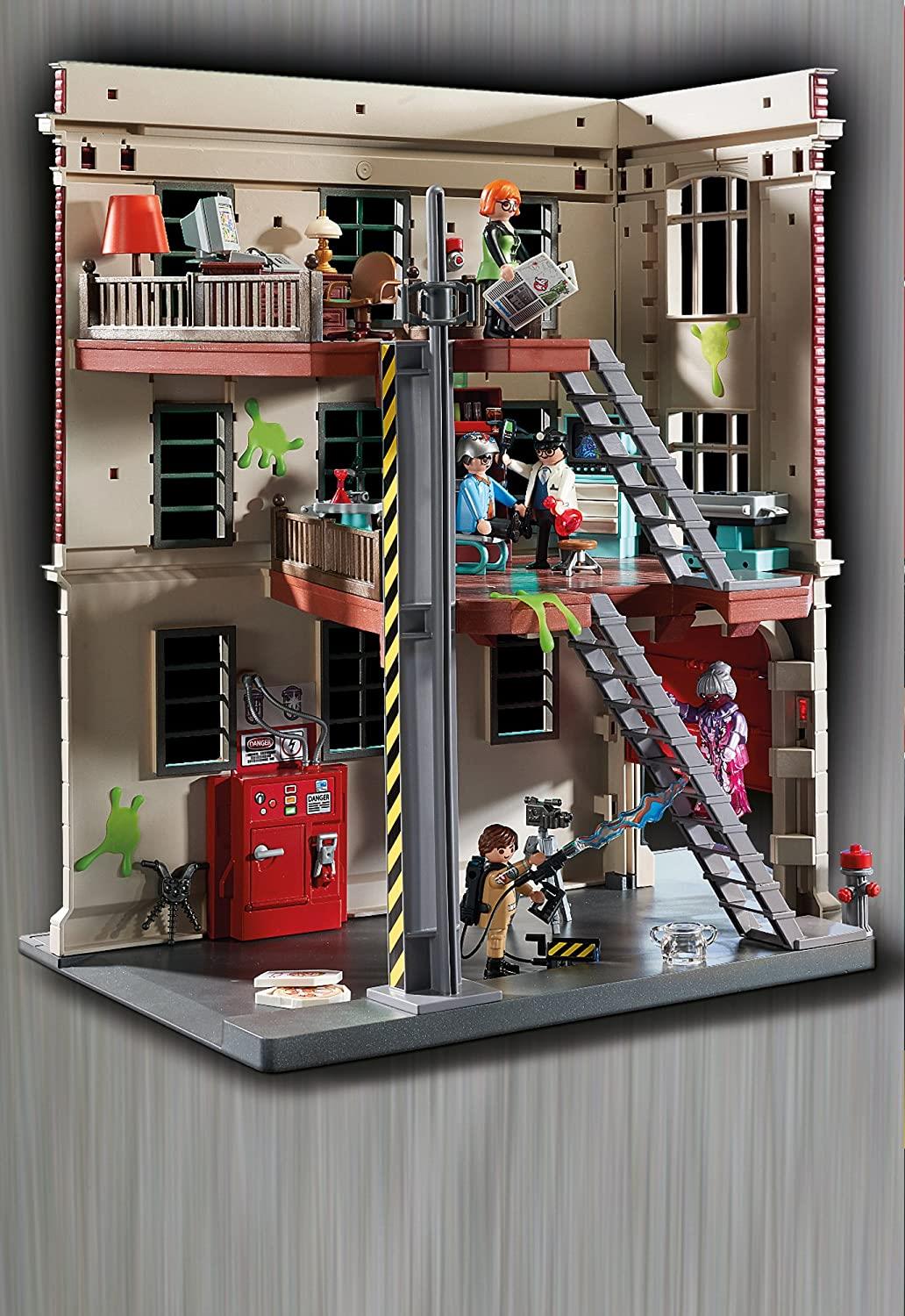 Quartier général de la caserne de pompiers Ghostbusters 9219 Playmobil Playset