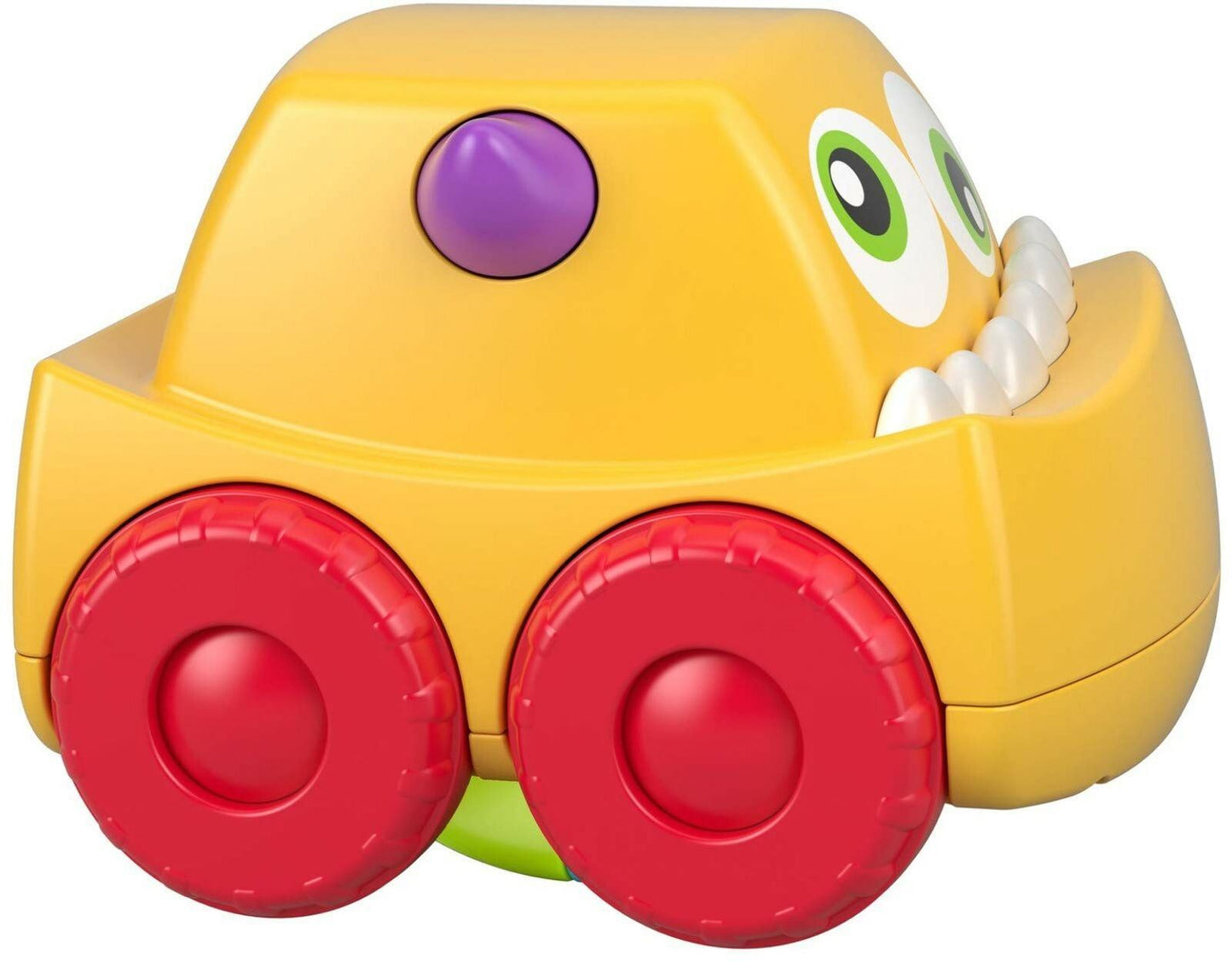 Fisher-Price MINI MONSTER Vehicle #2 Yellow Toy Car Baby Vehicle Truck