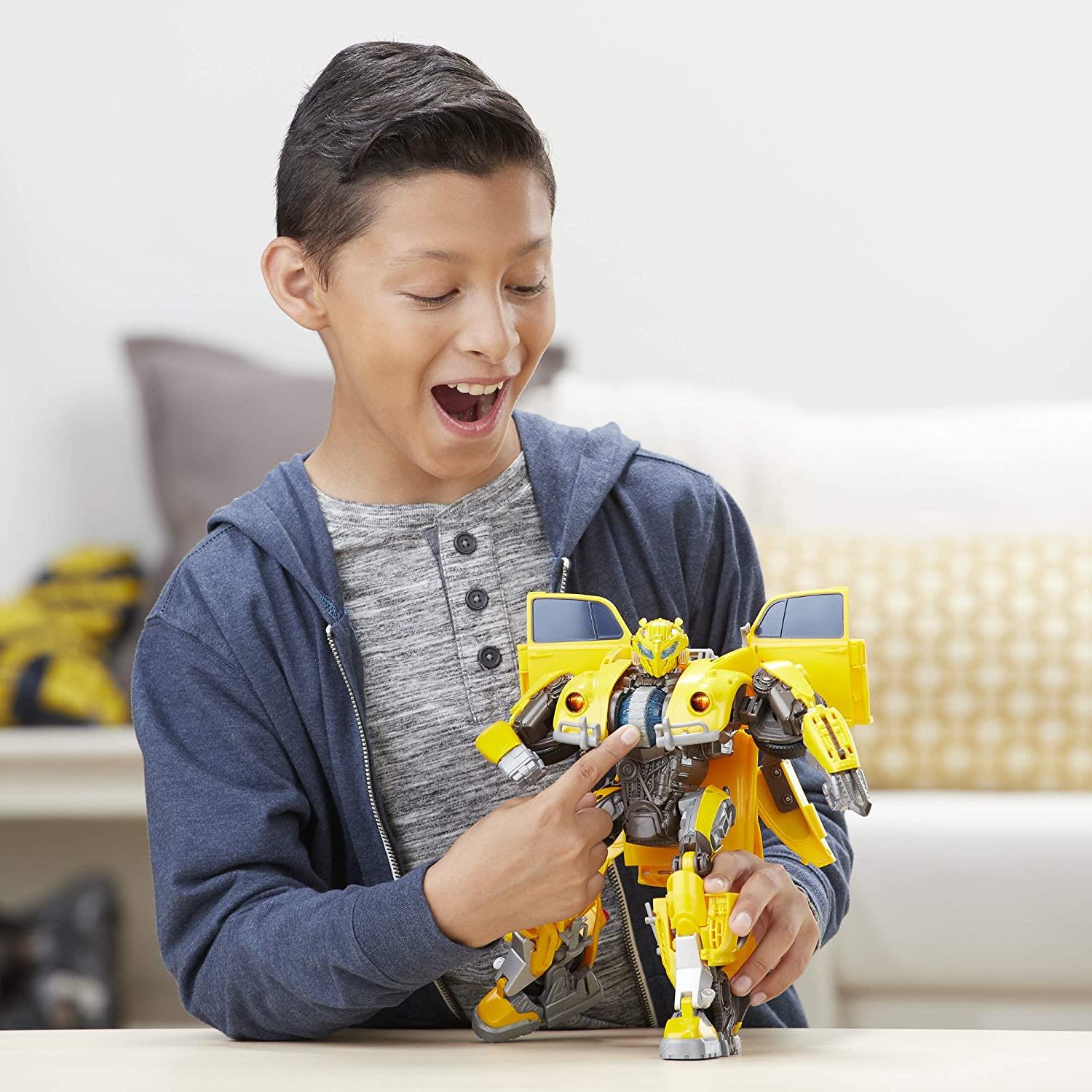 BUMBLEBEE Power Charge Transformers Transforming Action Figure Lights & Sounds