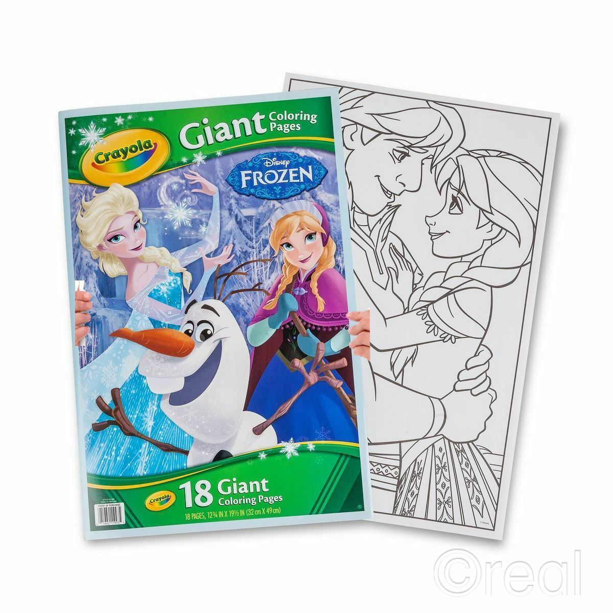Crayola Frozen 18 Giant Colouring Pages Creative Play Disney Official