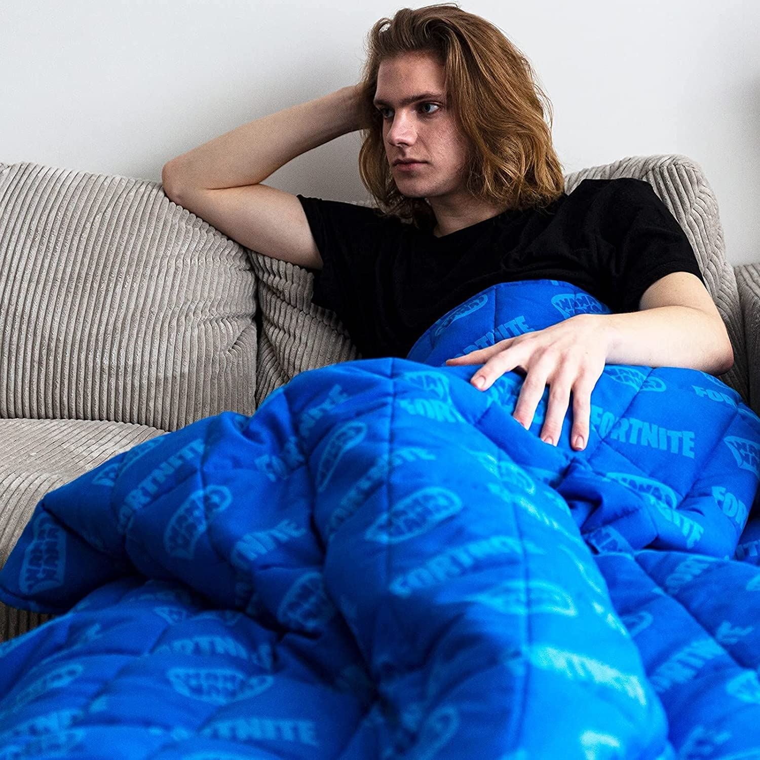 FORTNITE Kids Weighted Blanket Sleep Anxiety Relief Children's Soft Bed Throw