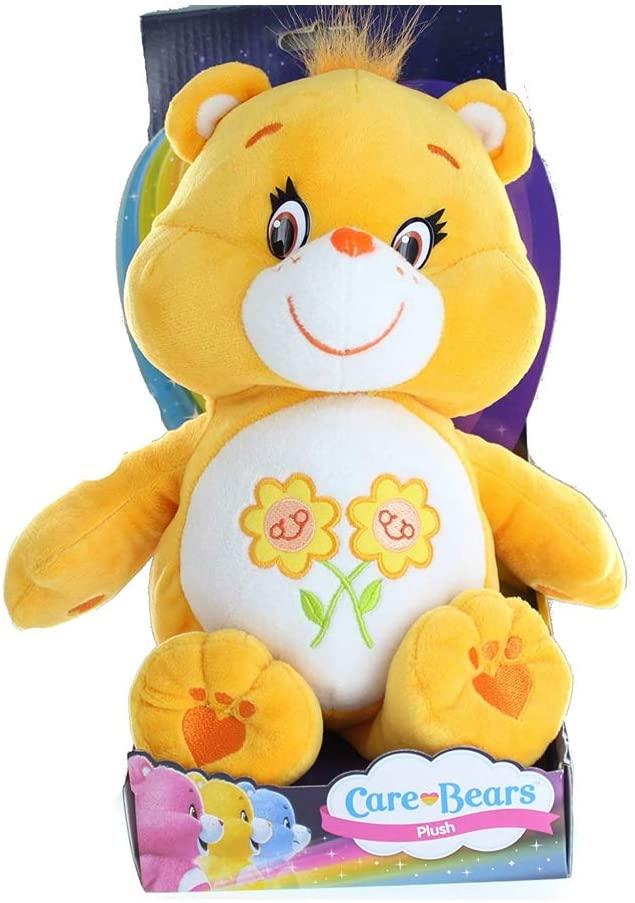 Care Bear 12" FRIEND BEAR Yellow Flower Soft Plush Toy