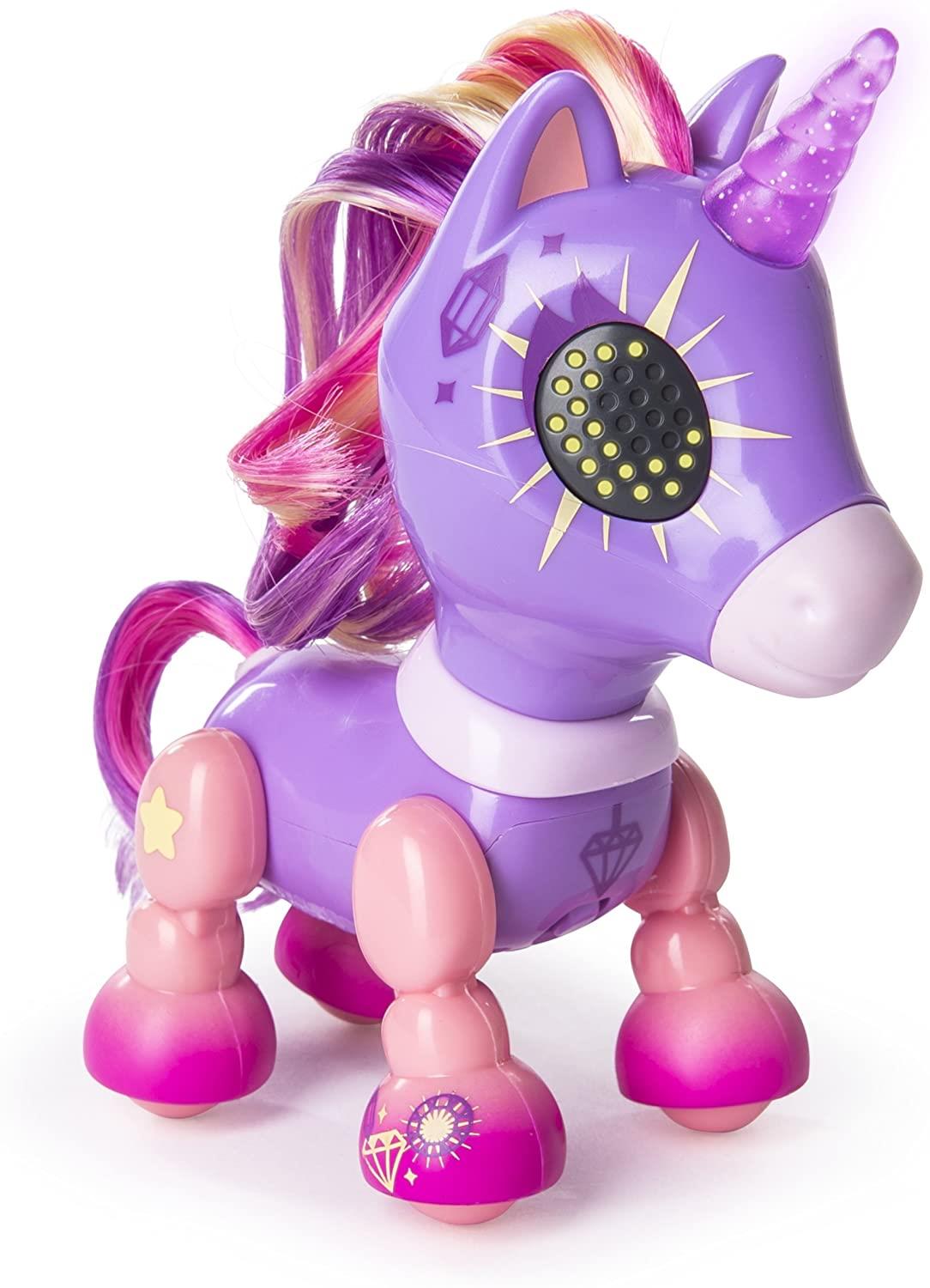 Zupps Tiny Zoomer Enchanted Unicorn Toy Spin Master Zoomer Unicorn