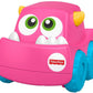 Fisher-Price MINI MONSTER Vehicle #4 Pink Toy Car Baby Vehicle Truck