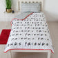 SINGLE Friends Coverless Carefree 10.5 Tog Bedding Set Comforter