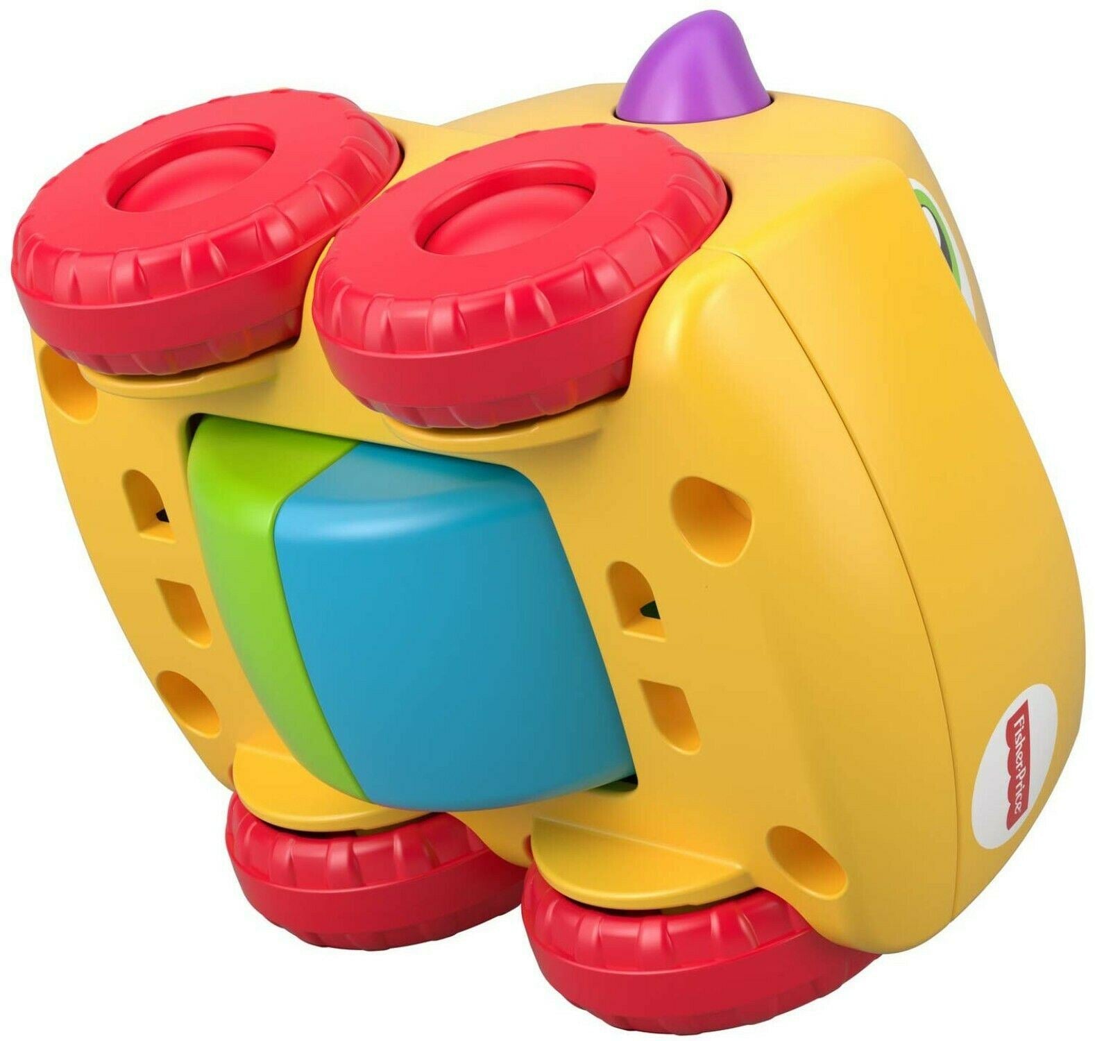 Fisher-Price MINI MONSTER Vehicle #2 Yellow Toy Car Baby Vehicle Truck