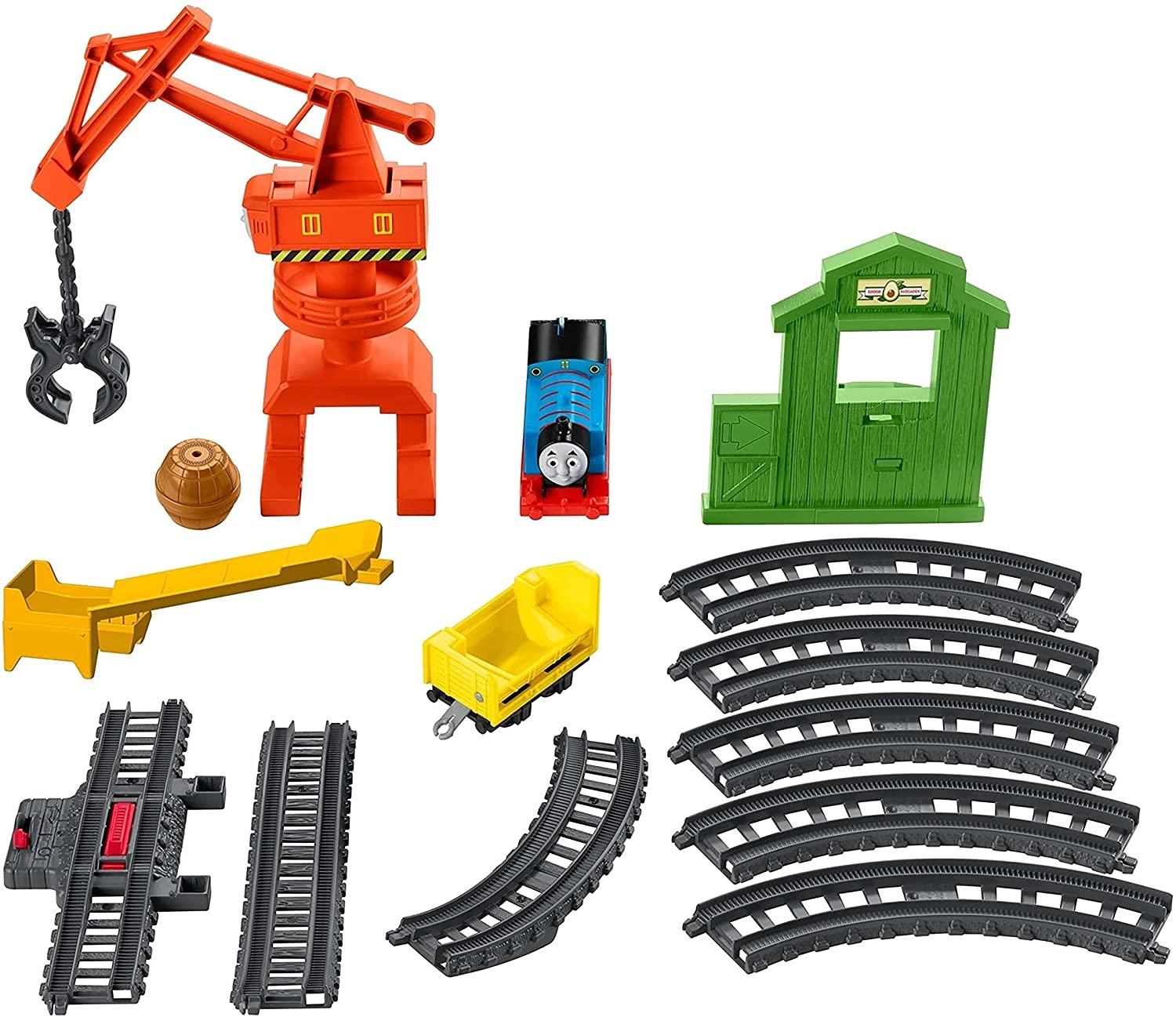 CASSIA CRANE & CARGO Playset Thomas & Friends Train Track Motorized