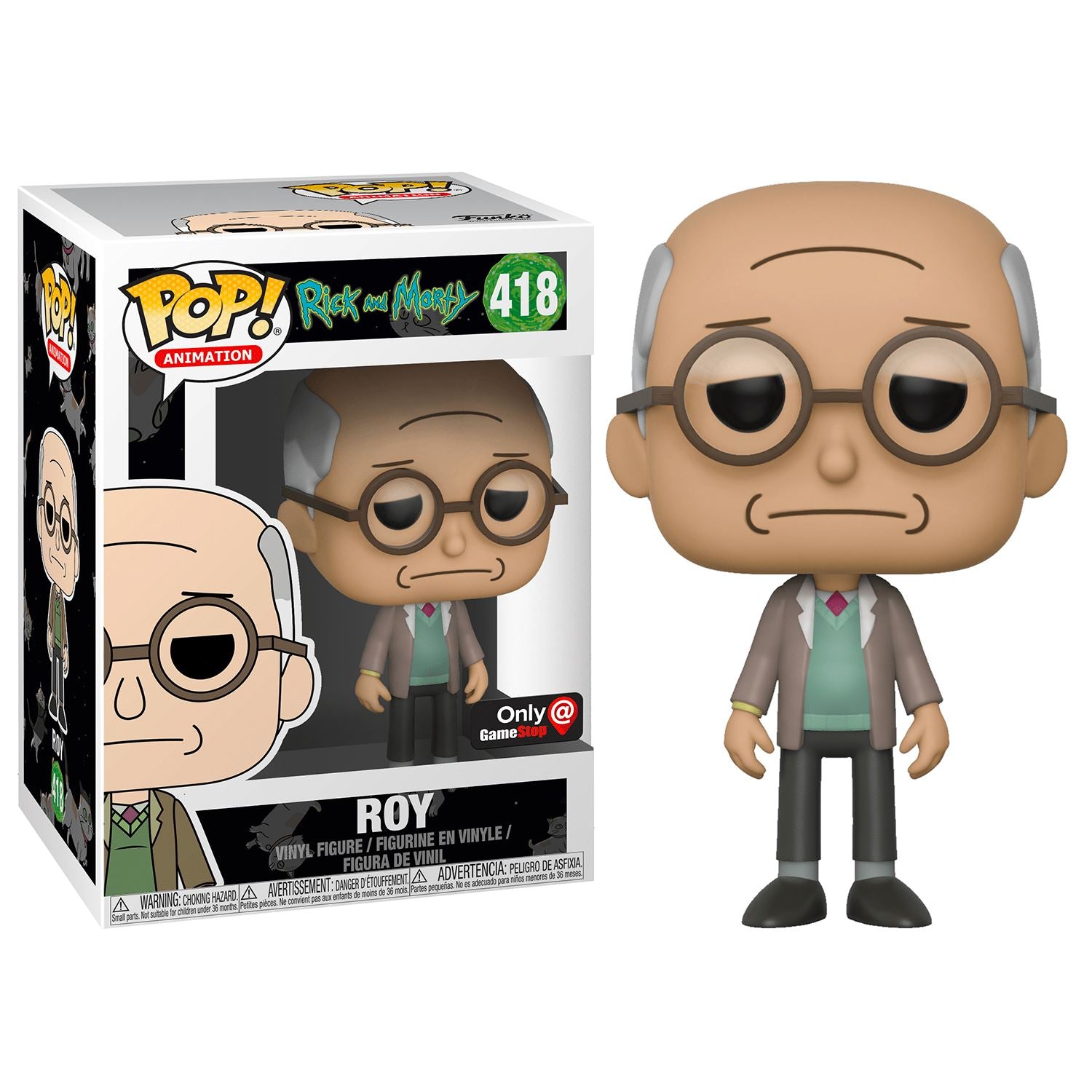 Funko ROY #418 POP! Rick and Morty: Blip and Chitz Vinyl Figure [EXCLUSIVE]