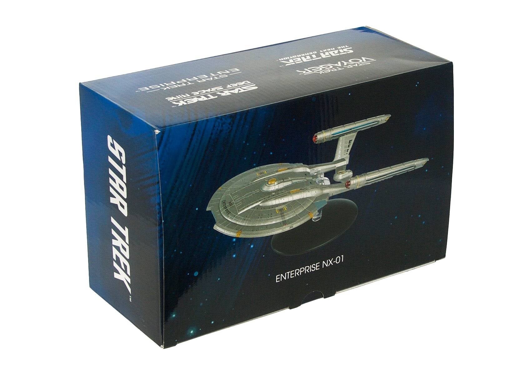 #04 Enterprise NX-01 8.5-inch XL /w Magazine Model Diecast Ship SSSUK604 (Eaglemoss / Star Trek)