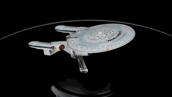 #10 U.S.S. Enterprise NCC-1701-C (Ambassador-class) Ship Model Die Cast Starship Window Boxed (Eaglemoss / Star Trek)