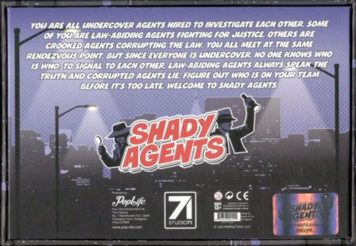 SHADY AGENTS Card Game Family Strategy Undercover