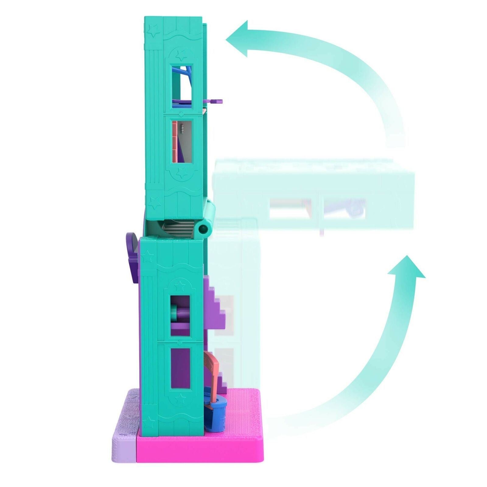 Polly Pocket POLLYVILLE ARCADE Playset with Polly & Lila Dolls and Accessories