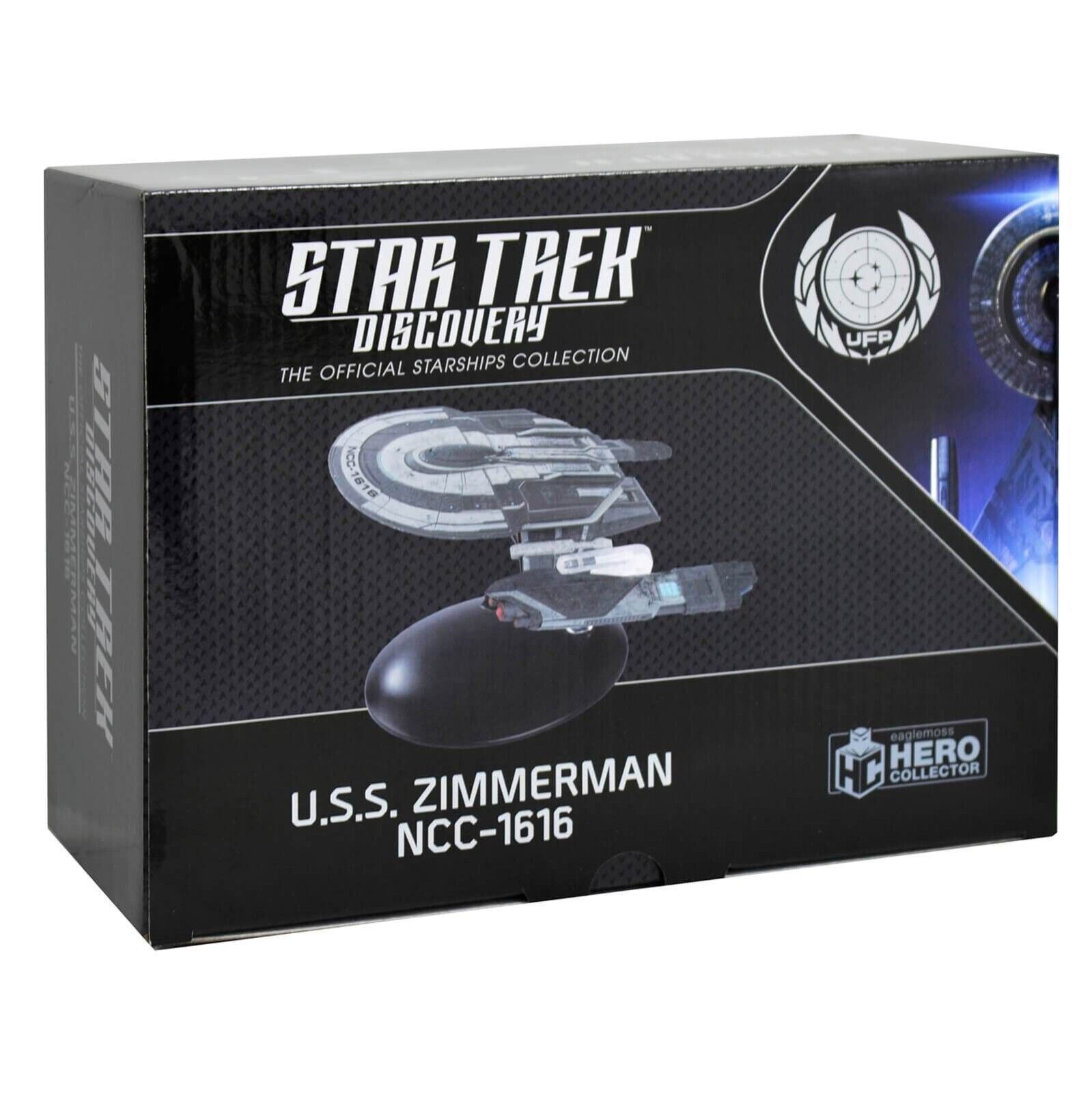 #27 U.S.S. Zimmerman NCC-1616 Starfleet Tug (Helios-class) Discovery Ships Model Diecast Federation Tug Ship (Eaglemoss / Star Trek)