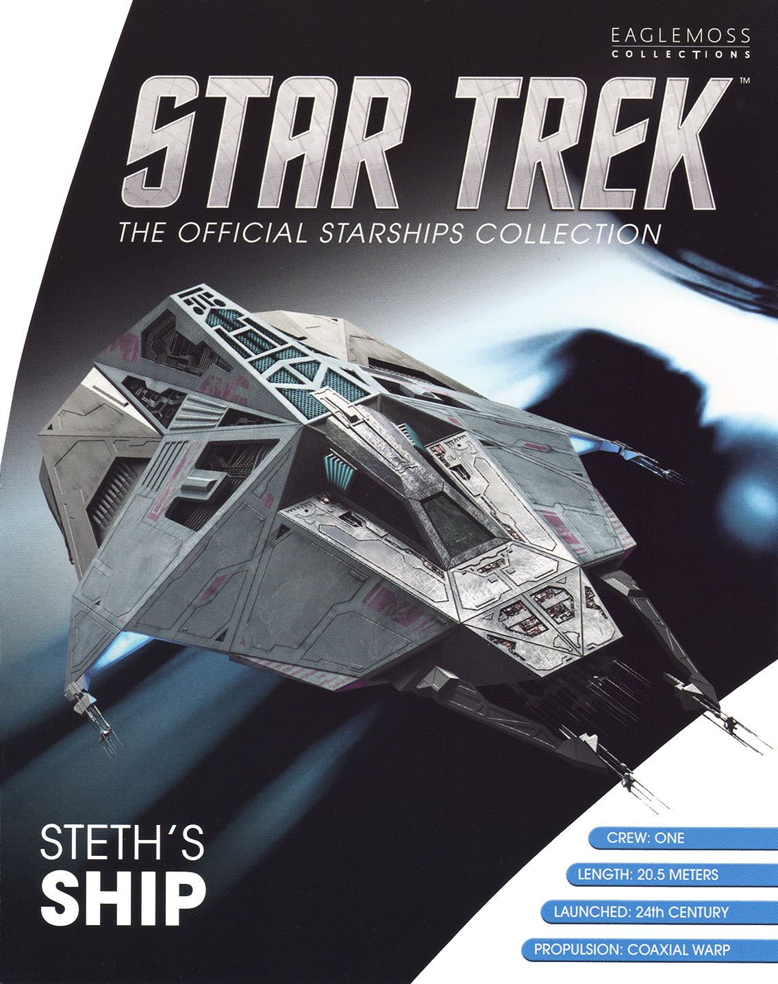 #30 Steth's Coaxial Ship Model Die Cast Starship BONUS ISSUE (Eaglemoss / Star Trek)