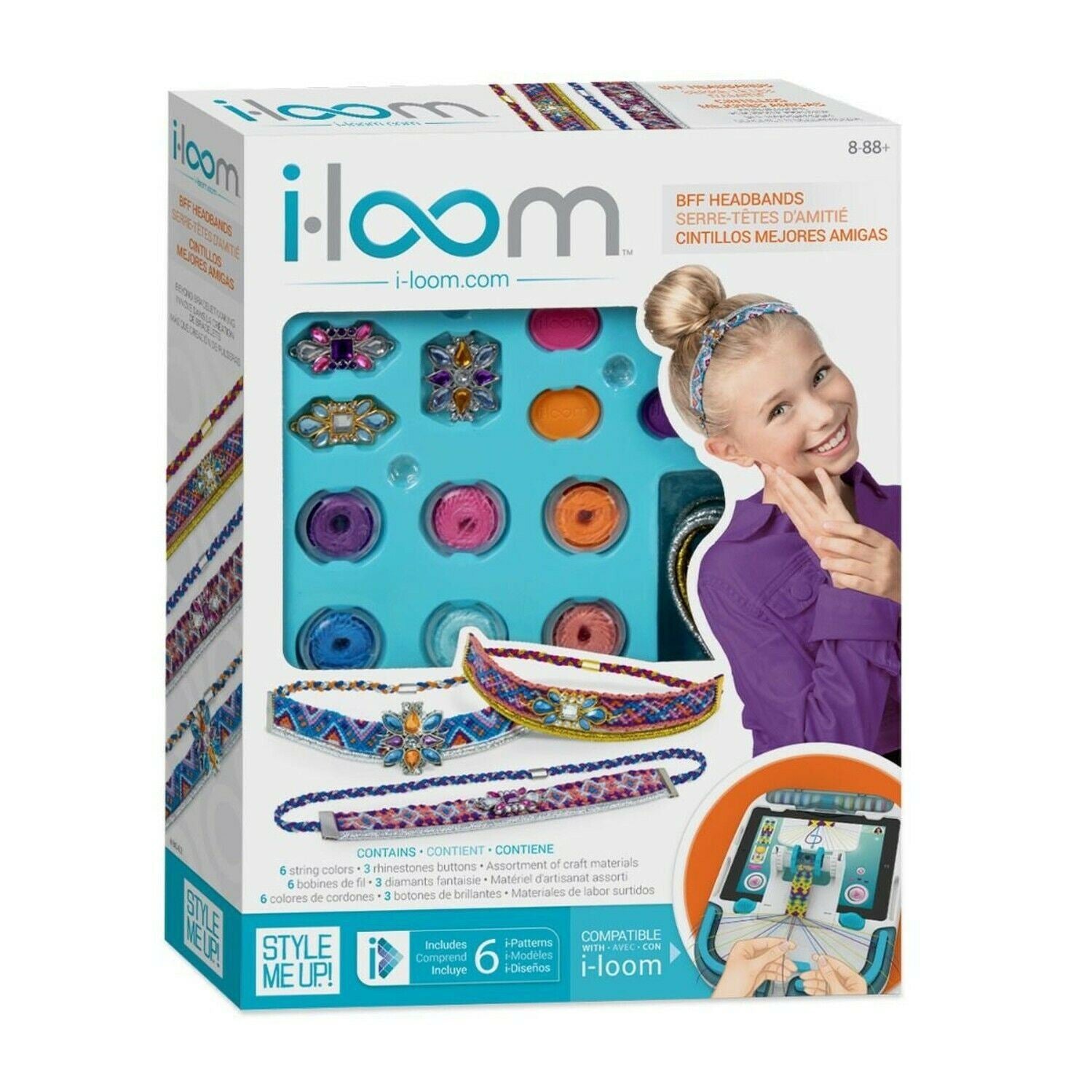 Style Me Up BFF HEADBANDS Craft Set for i-Loom - Includes 6 Patterns!