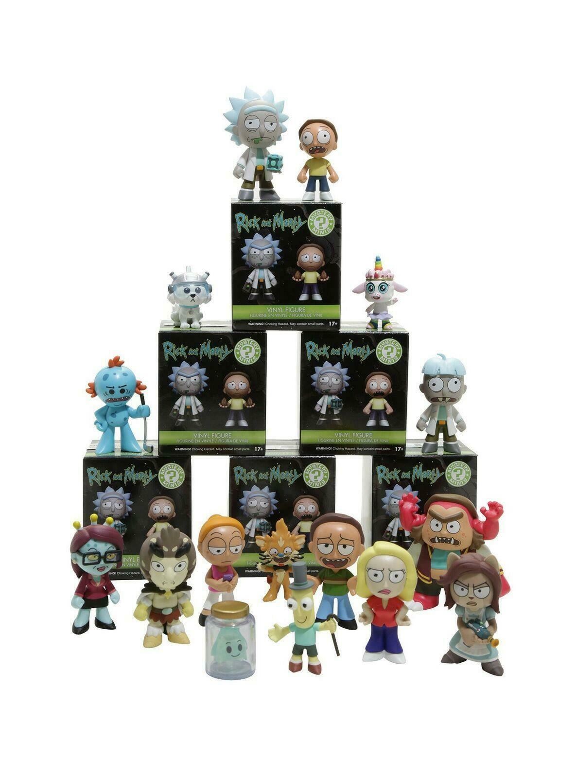 Funko RICK AND MORTY Mystery Minis (Series 1) Blind Box Vinyl Figures [5 Boxes]