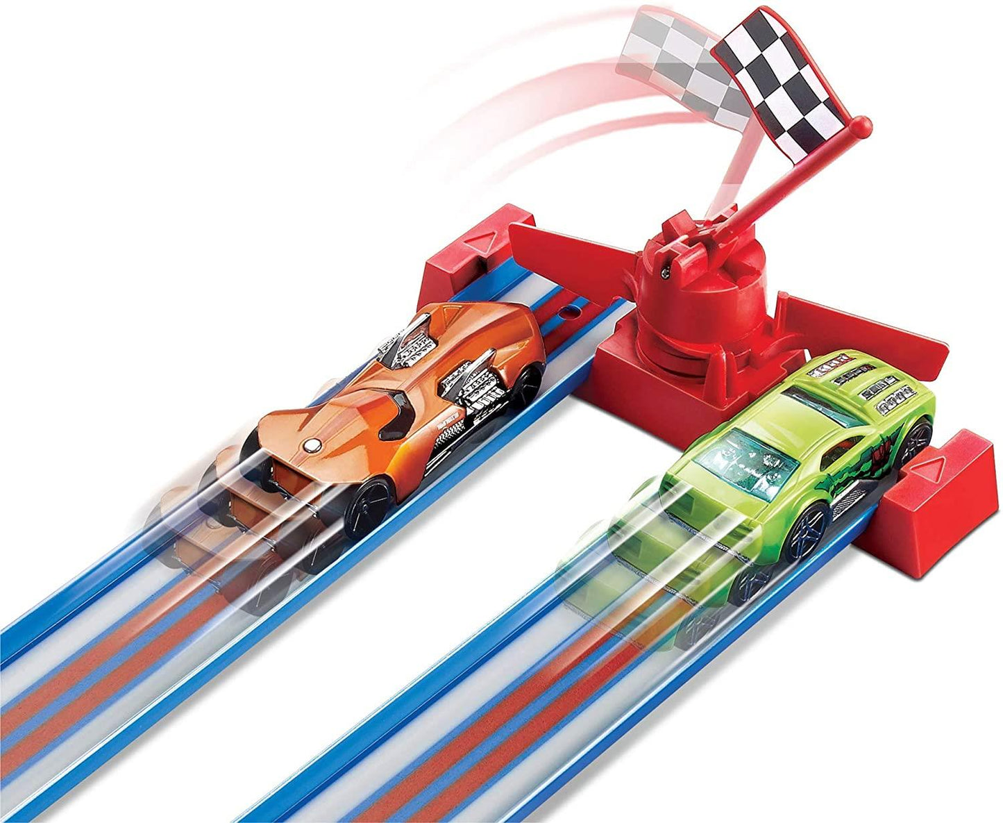 Hot Wheels 70s Throwback Thrill Drivers Corkscrew Track Set