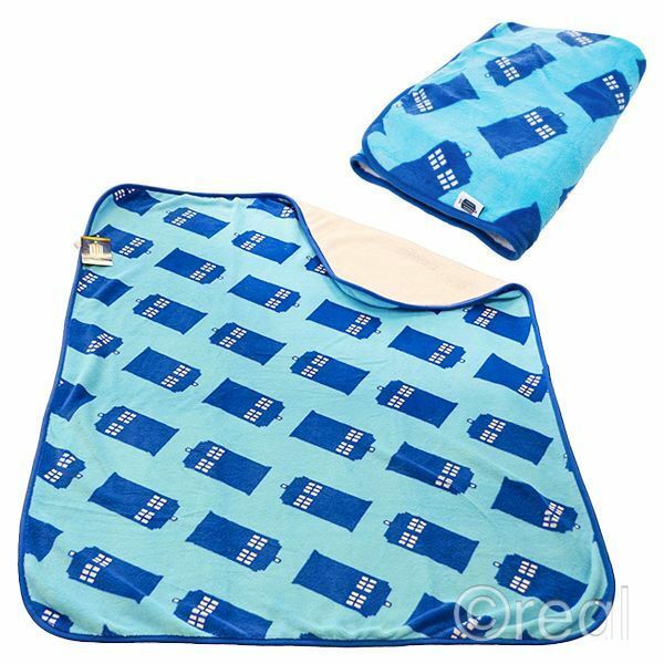 Doctor Who TARDIS Repeat Throw Blanket Police Box BBC Official