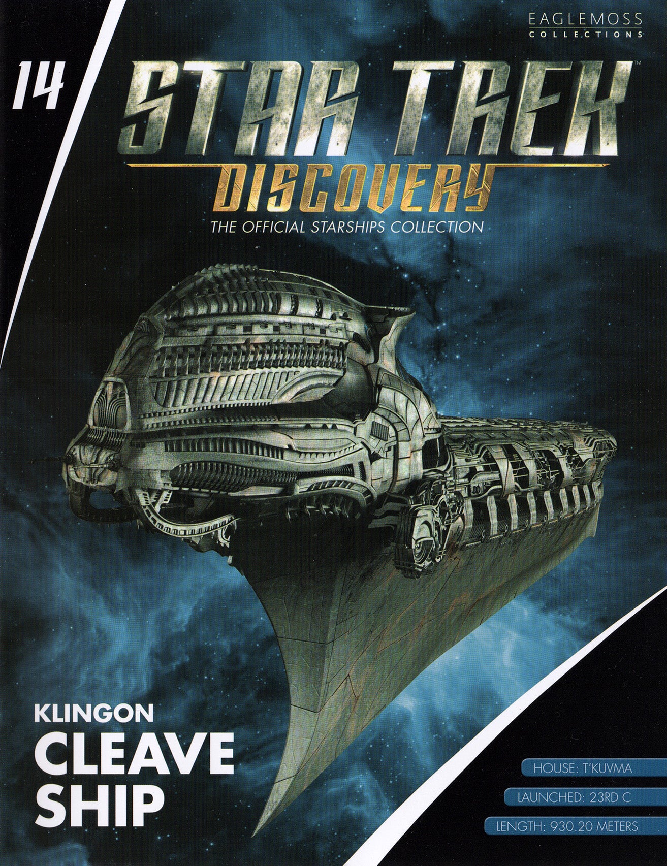 SSDUK014 Klingon Cleeve Ship Discovery Ships Modèle de navire moulé sous pression (Eaglemoss / Star Trek)SSDUK014 Klingon Cleeve Ship Discovery Ships Modèle de navire moulé sous pression (Eaglemoss / Star Trek)