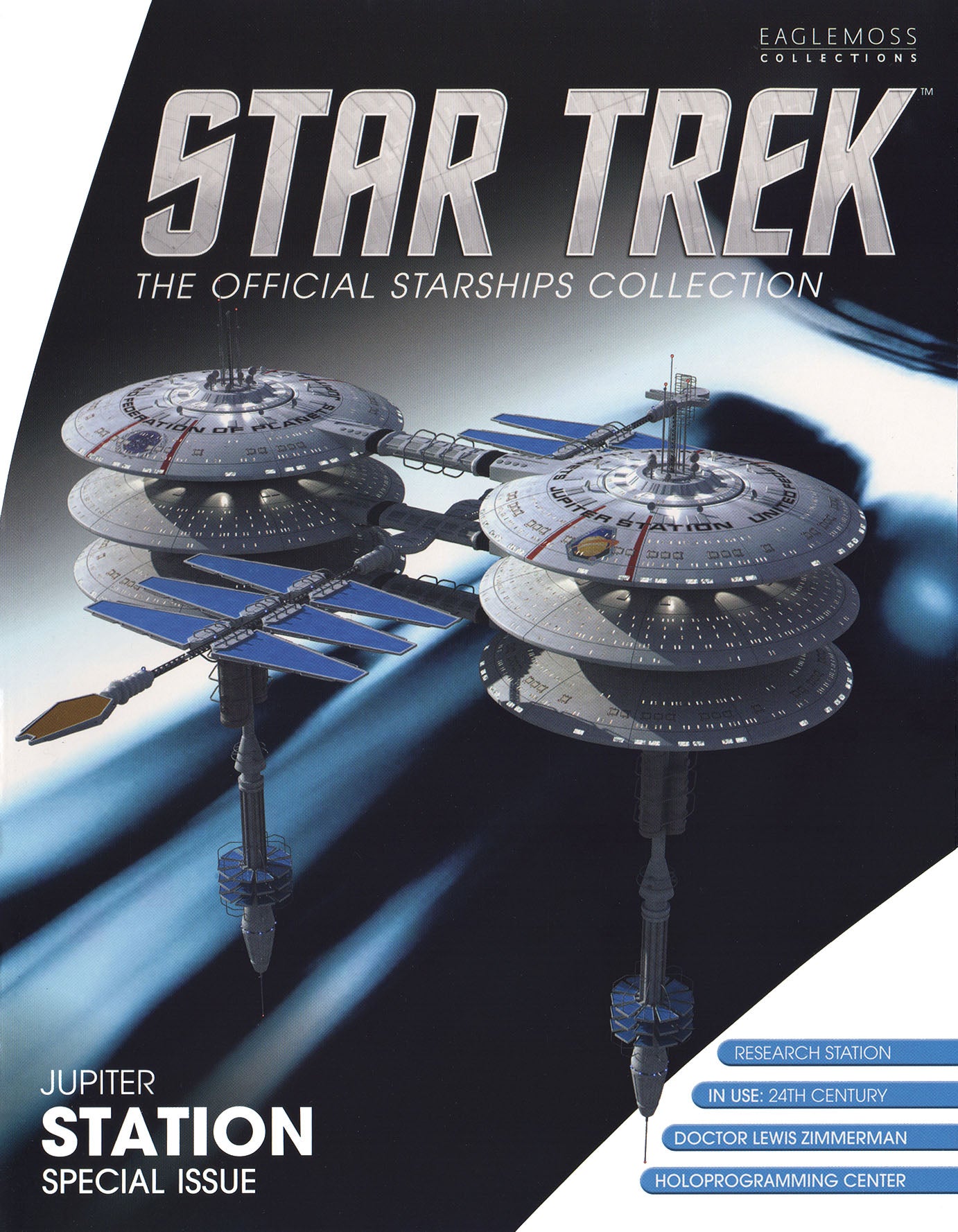 #28 Jupiter Station Model Diecast Ship SPECIAL ISSUE (Eaglemoss / Star Trek)