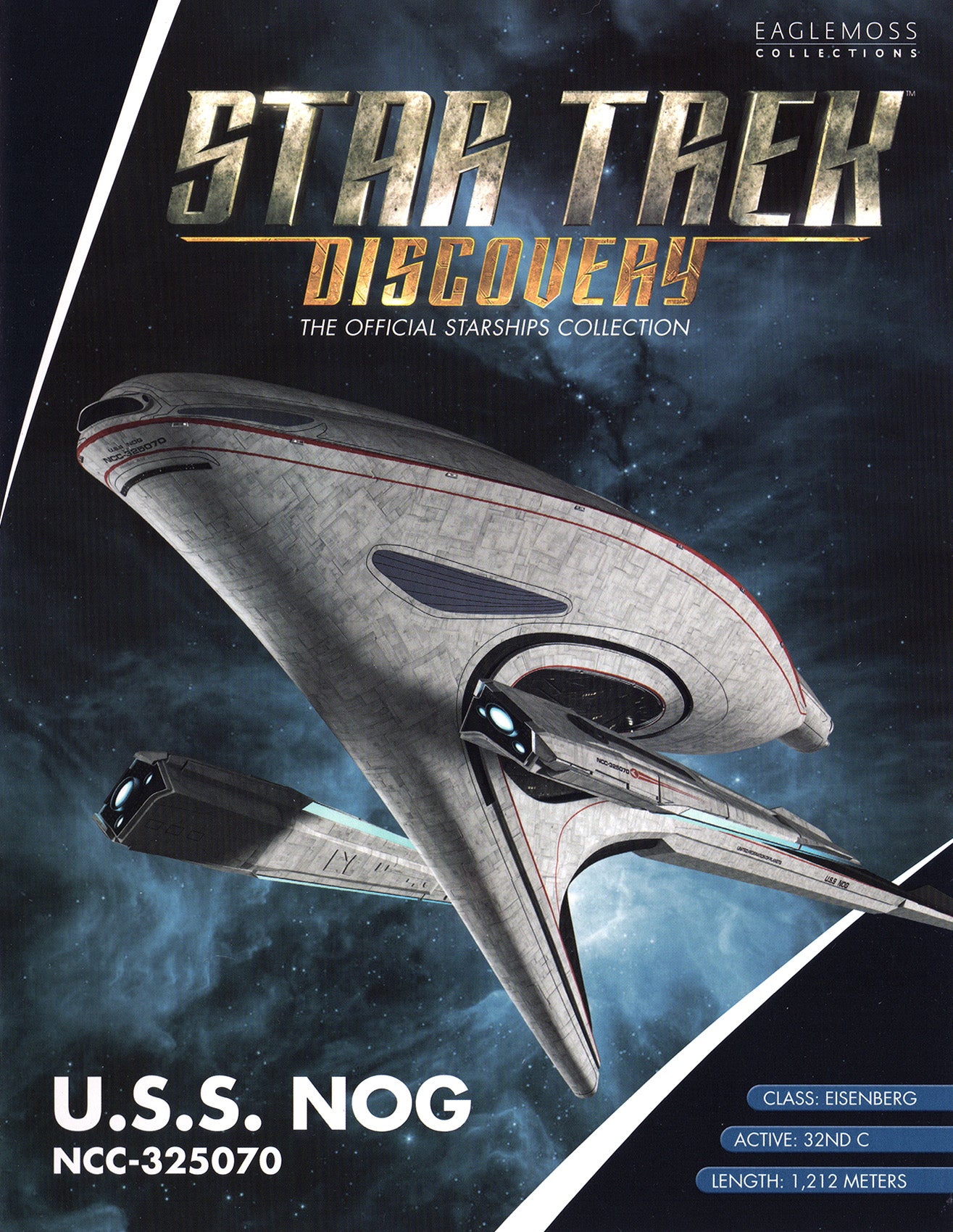 #14 U.S.S. Nog NCC-325070 (Eisenberg-class) Model Diecast Ship Discovery (Eaglemoss / Star Trek)